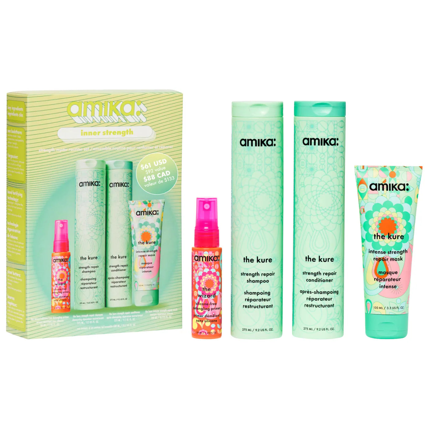 Sobre pedido: amika Inner Strength Repair Routine Hair Gift Set